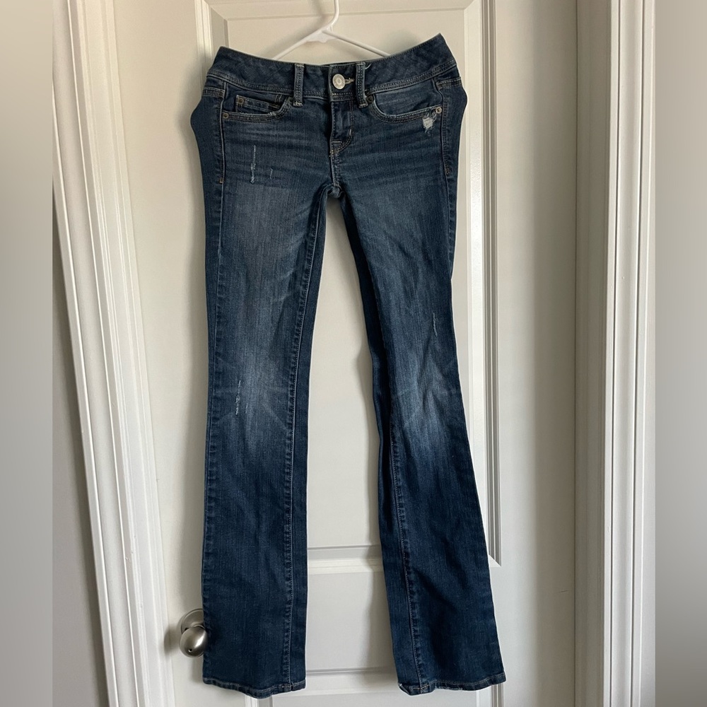 American Eagle Stretch Slim Boot Cut LONG size 0